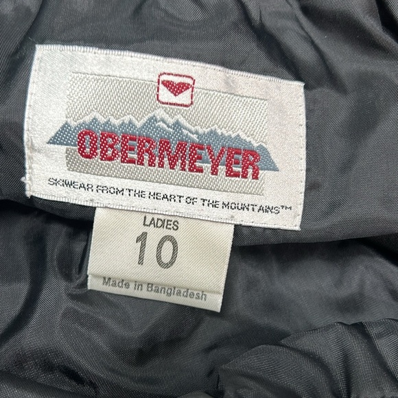 Obermeyer Pull on Nylon Pants Women's 10 Black Softshell Snow Ski Pants - Picture 7 of 8